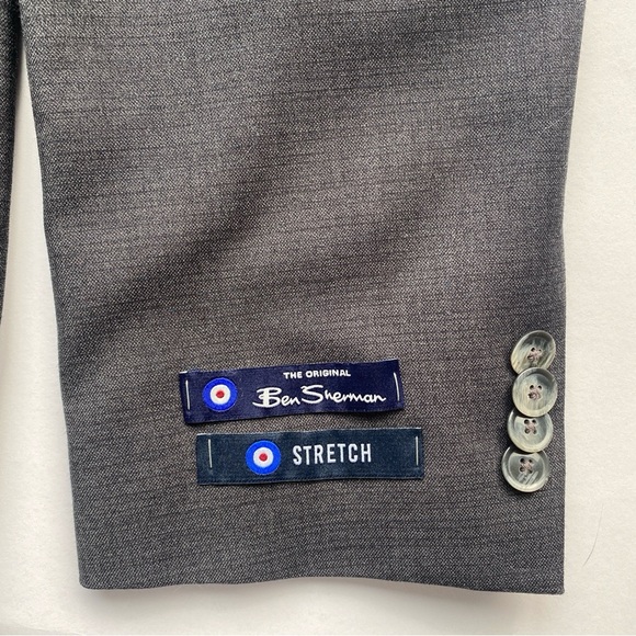 BEN SHERMAN TAILORING Nanotex Stretch Men’s Jacket Size 40S - Picture 6 of 16